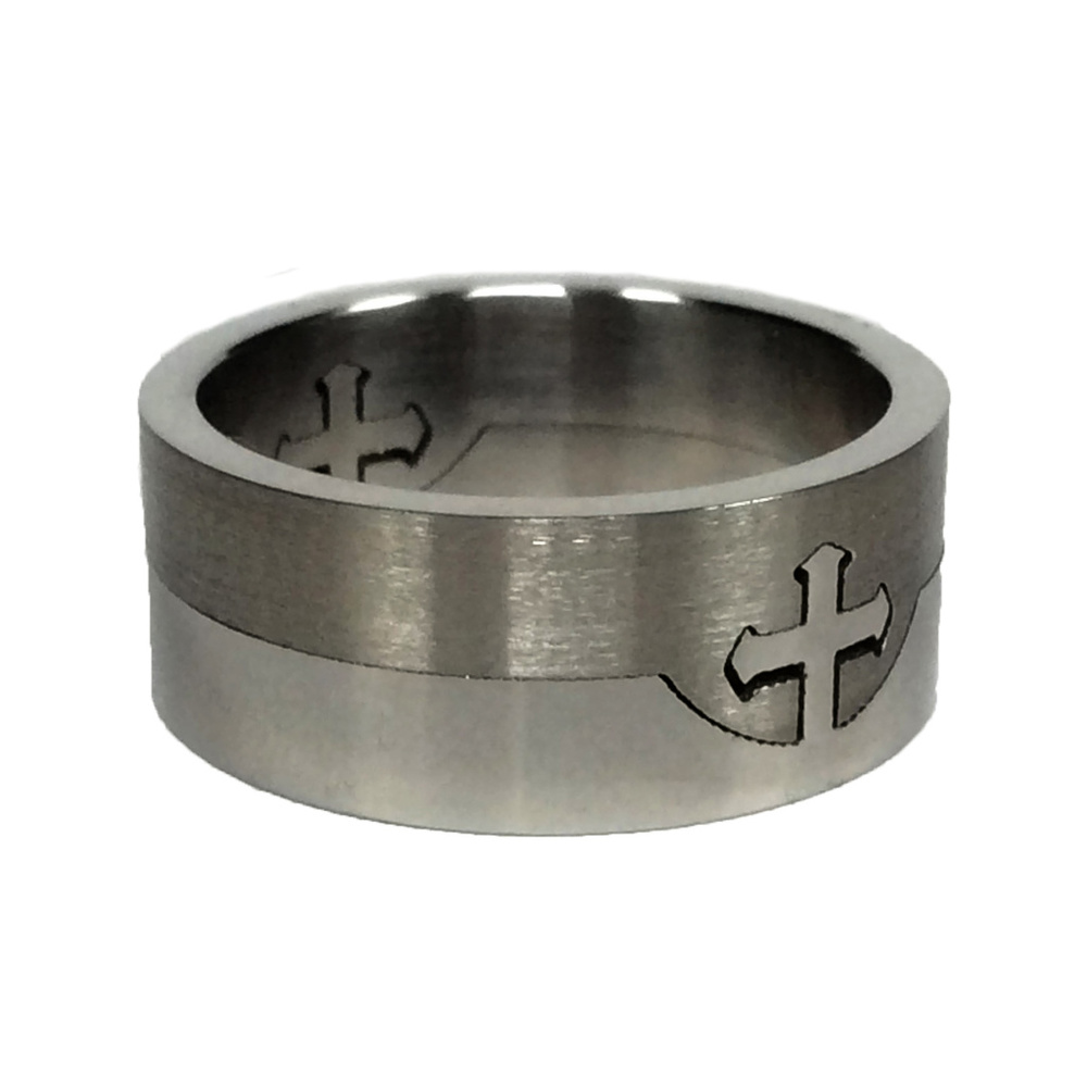 Men’s Cross Pattern Ring